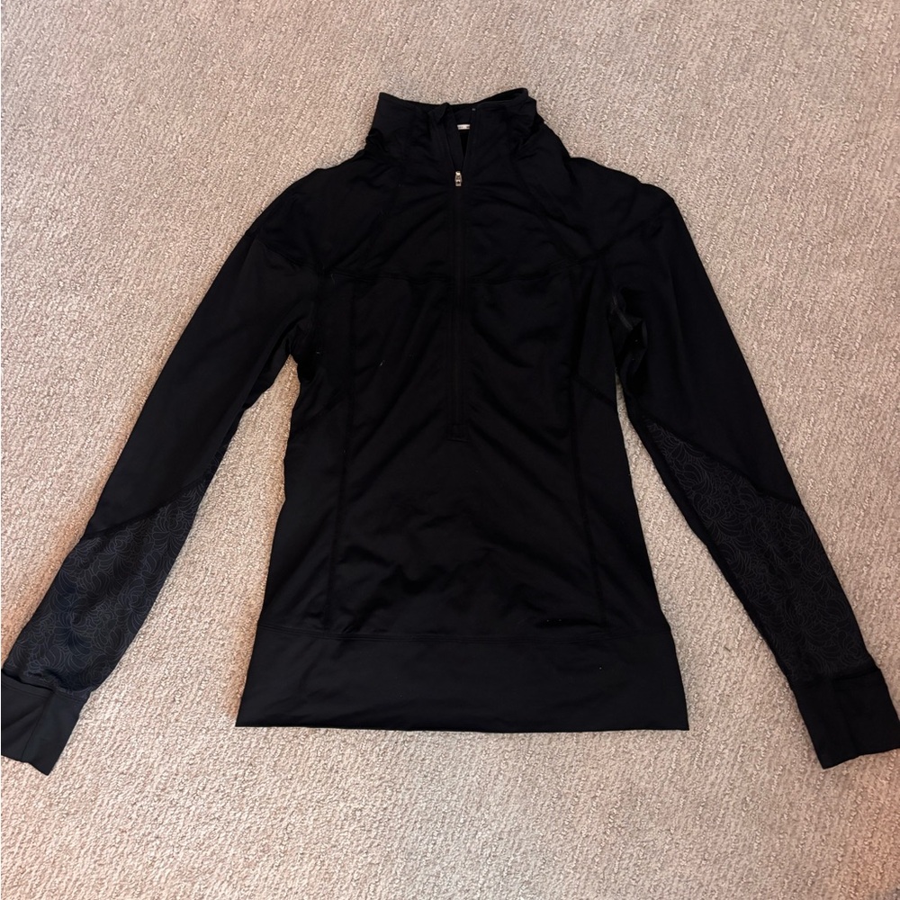 Lululemon Women's Black Quarter Zip